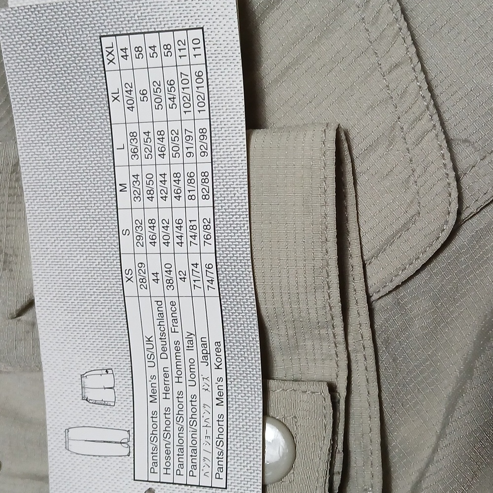 NWT Columbia Mens Pants/Shorts XL/40-42 - Picture 10 of 12